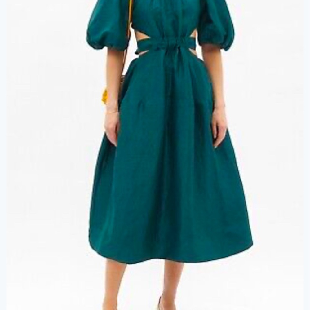 Aje Mimosa Cut-out Midi Dress